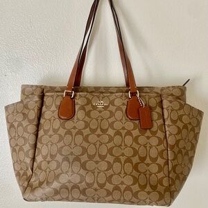 Coach diaper bag Tote monogram